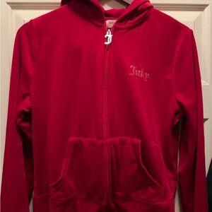 Juicy Couture Womens Red Hoodie/Pant Set